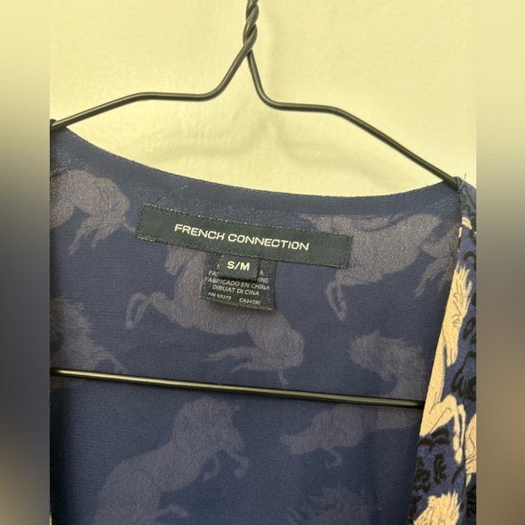 French Connection Horse Print Kimono Cardigan - Picture 3 of 4